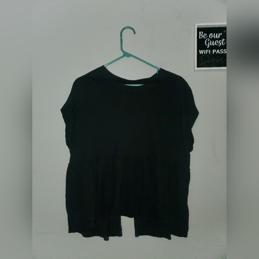 Aerie Black Short Sleeve Tee